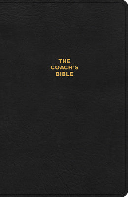 CSB Coach s Bible, Black Leathertouch: Devotional Bible for Coaches Online now