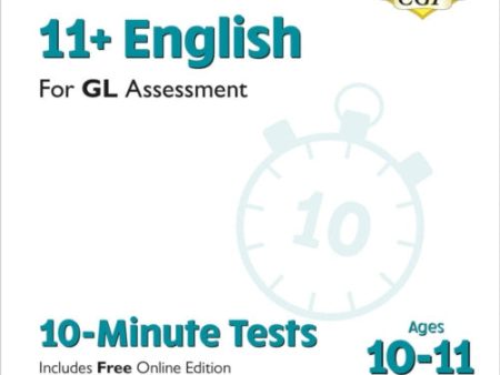 11+ GL 10-Minute Tests: English - Ages 10-11 Book 1 (with Online Edition) Online Sale