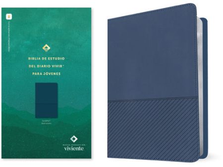 Biblia de Estudio del Diario Vivir Para Jóvenes Ntv Con Filament (Sentipiel, Azul Oscuro, Letra Roja) Online Hot Sale