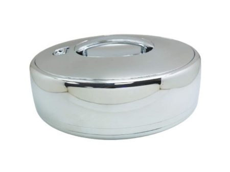 5 Ltr Oval Silver Hotpot Hot on Sale