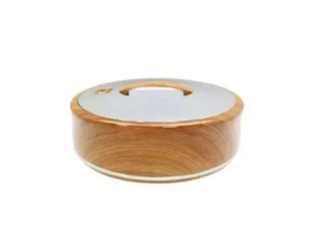 5 Ltr Round Wood Silver Hotpot Online Sale